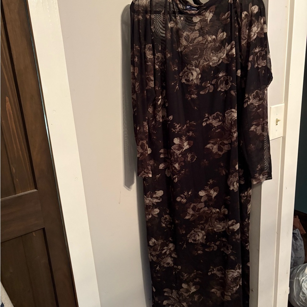 GAP Brown Floral Dress